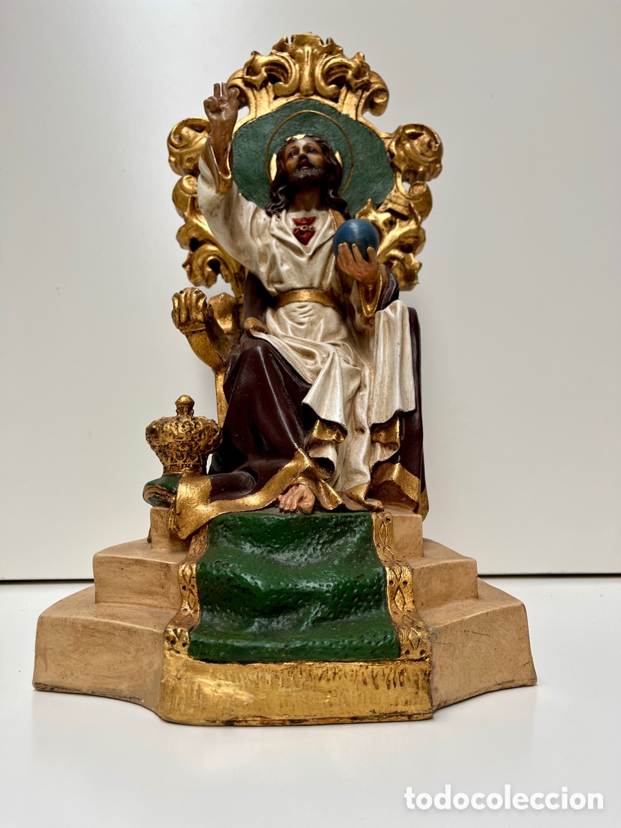 Arte: Espectacular Sagrado Coraz&oacute;n de Jes&uacute;s. - Foto 1