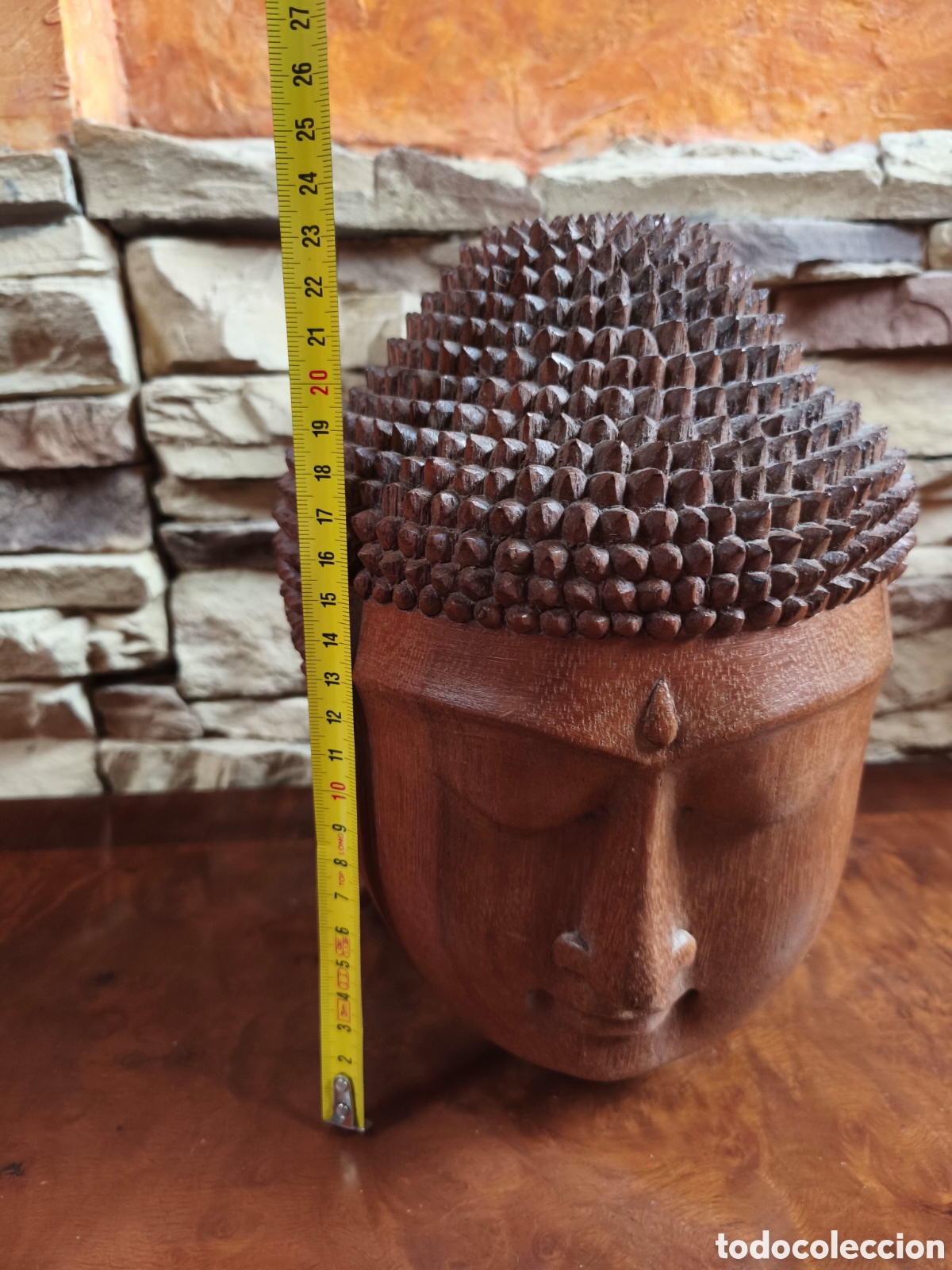 Arte: Cabeza de Buda gran tama&ntilde;o - Foto 6