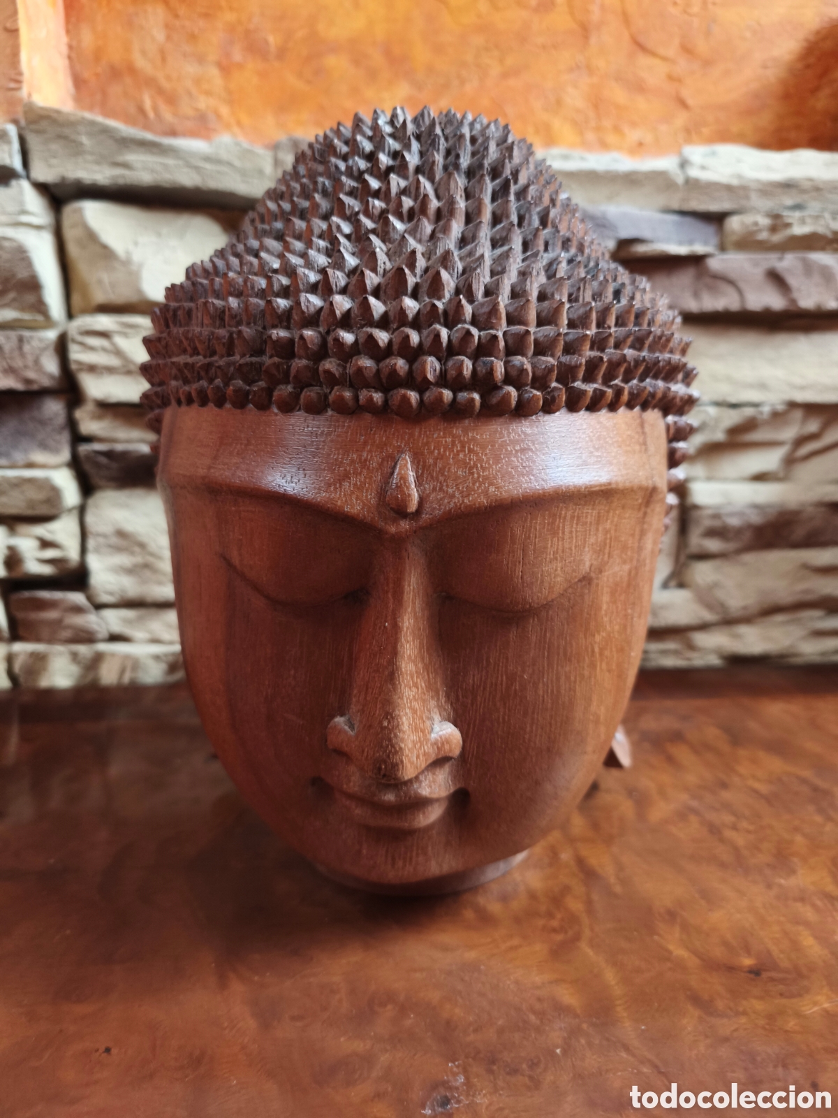 Arte: Cabeza de Buda gran tama&ntilde;o - Foto 2