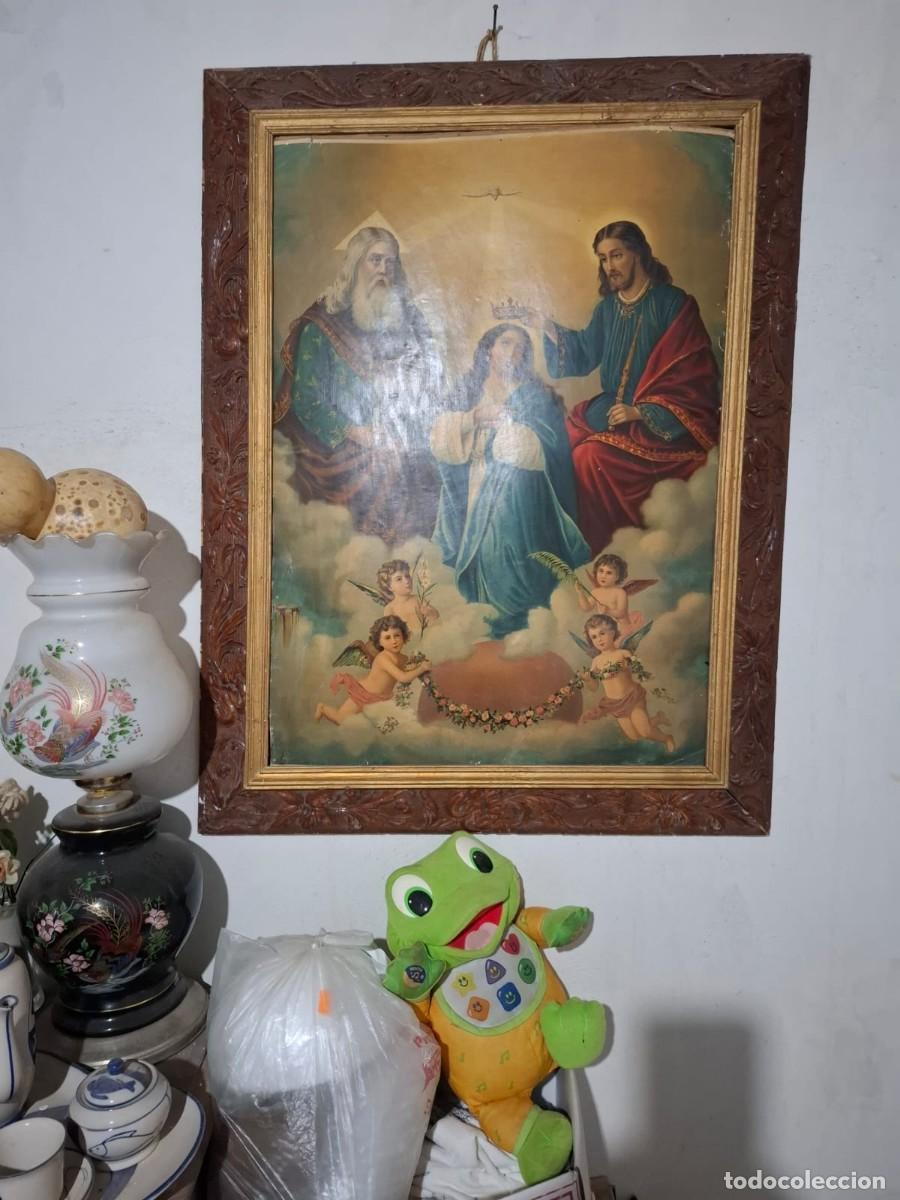 Arte: Cuadro de la Coronacion de la Virgen - Foto 1