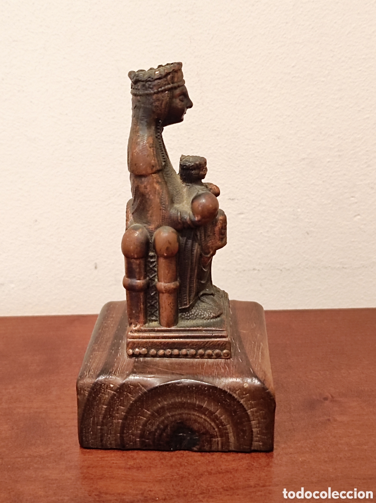 Arte: Figura virgen de Montserrat la moreneta - Foto 4