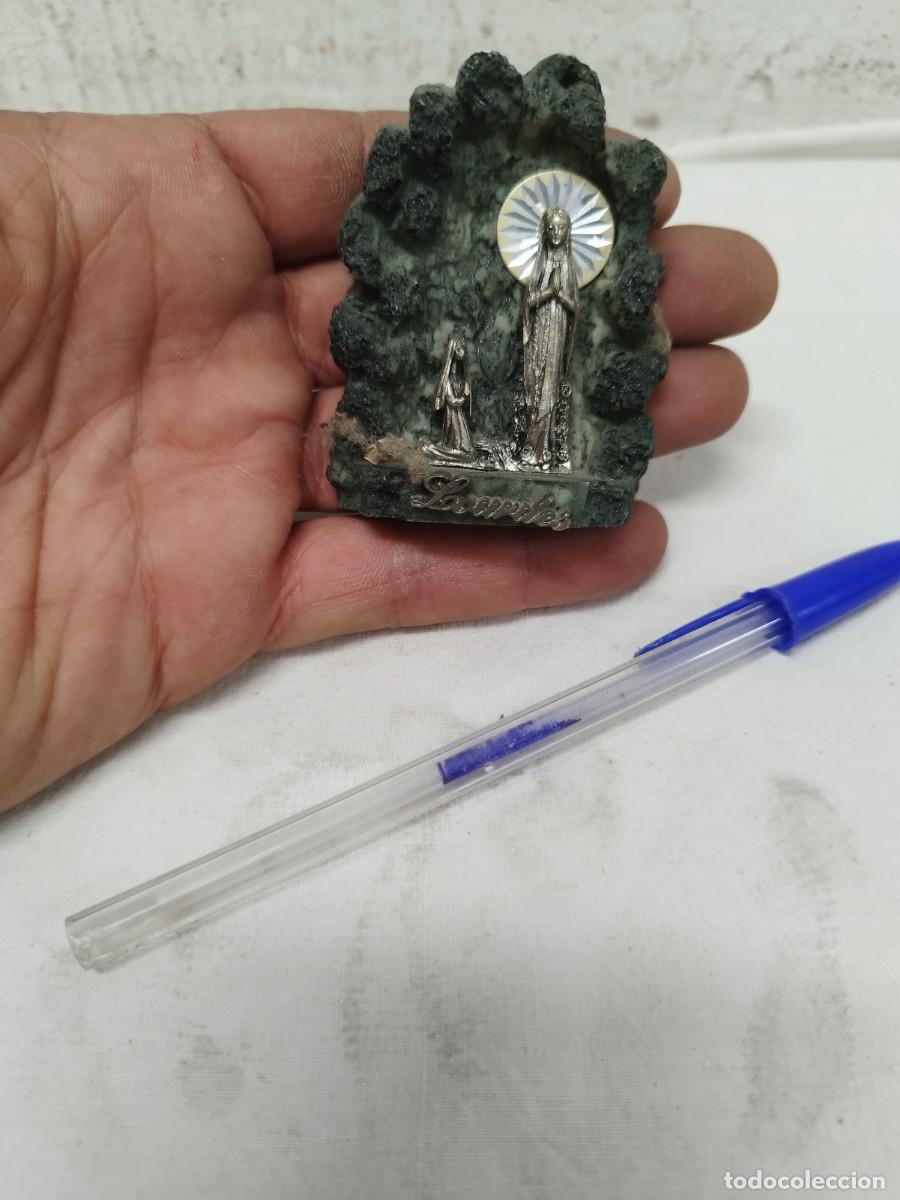 Arte: Antigua virgen de Lurdes. - Foto 1