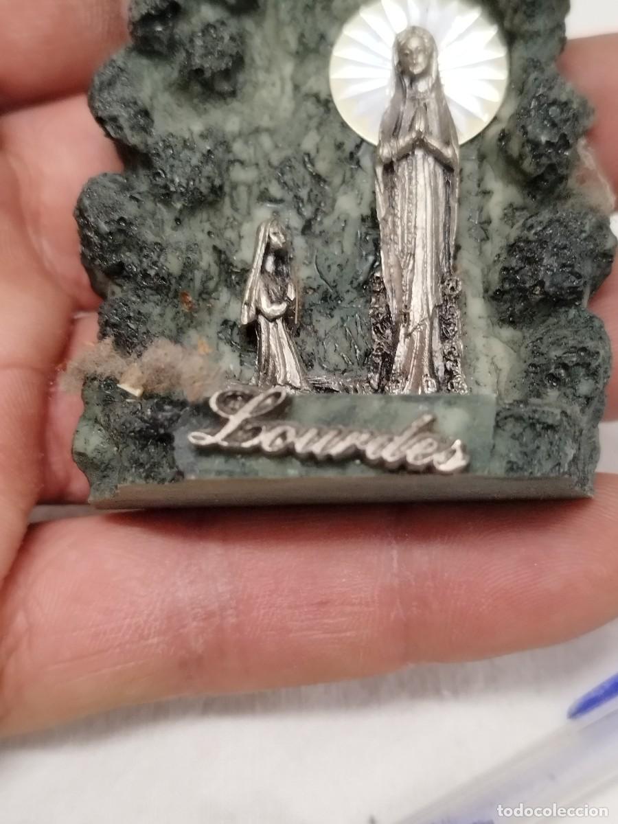 Arte: Antigua virgen de Lurdes. - Foto 3