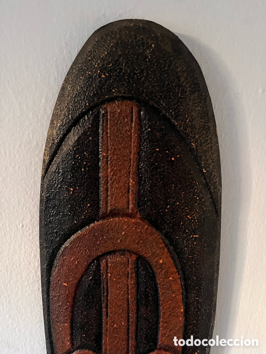 Arte: Lote dos m&aacute;scaras africanas madera - Foto 7