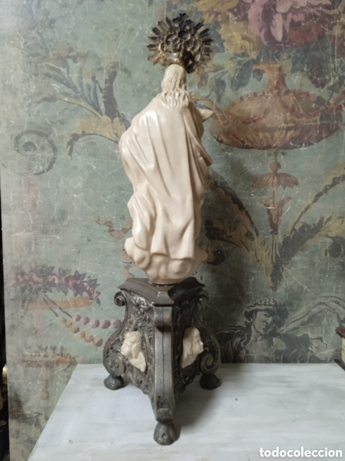 Arte: Inmaculada de resina imitando al marfil - Foto 3