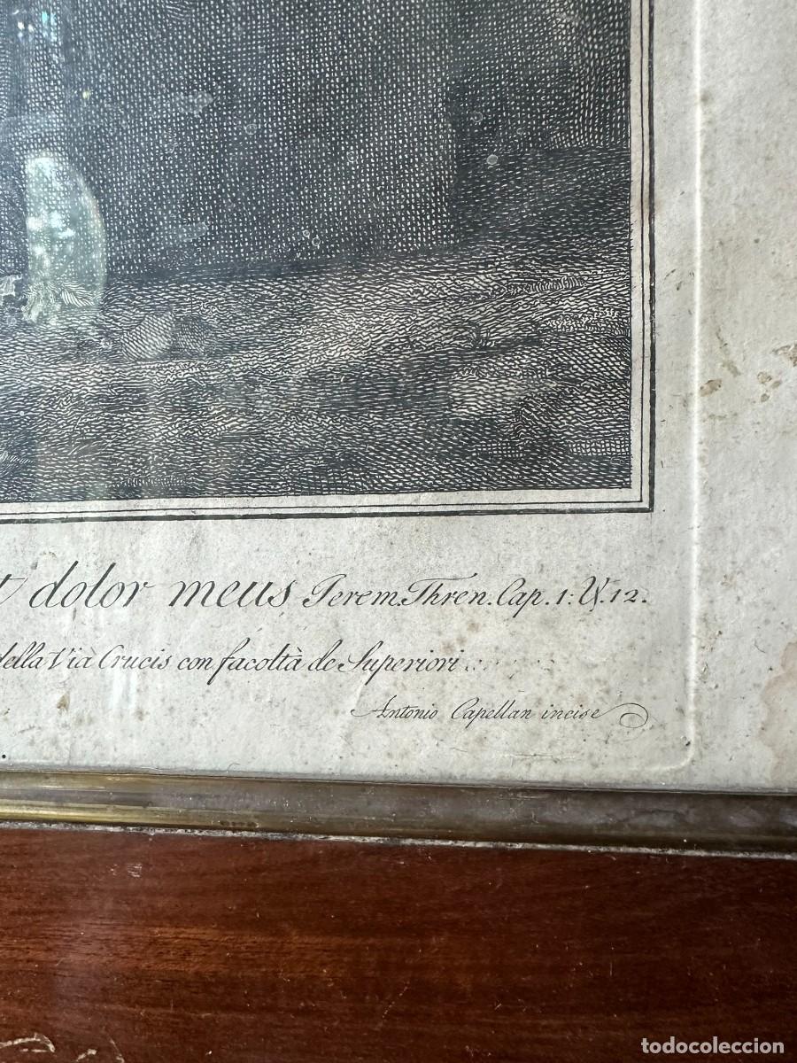 Arte: GRABADO DEL SIGLO XIX CON MARCO DE &Eacute;POCA - Foto 3