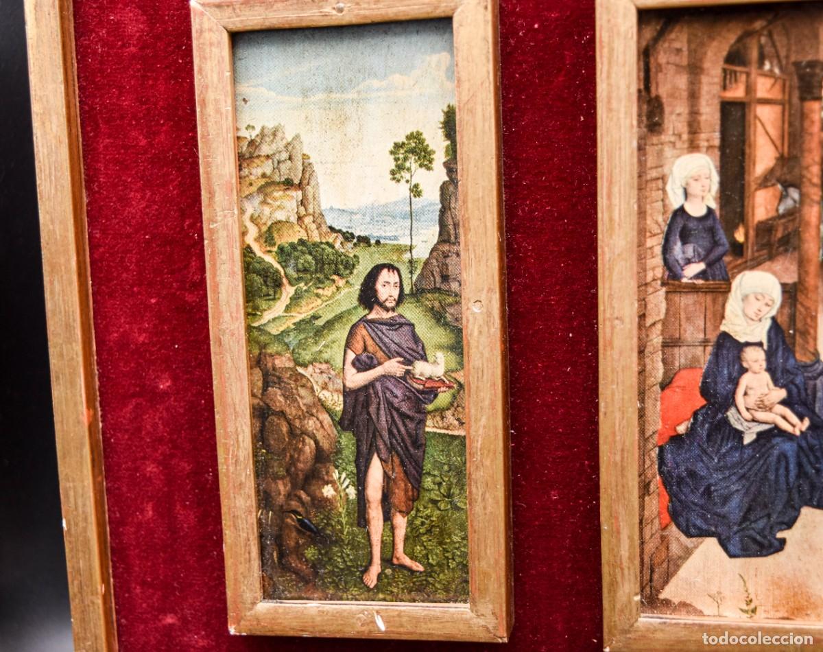 Arte: Tr&iacute;ptico con escenas religiosas - Foto 3