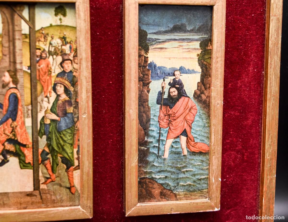 Arte: Tr&iacute;ptico con escenas religiosas - Foto 4