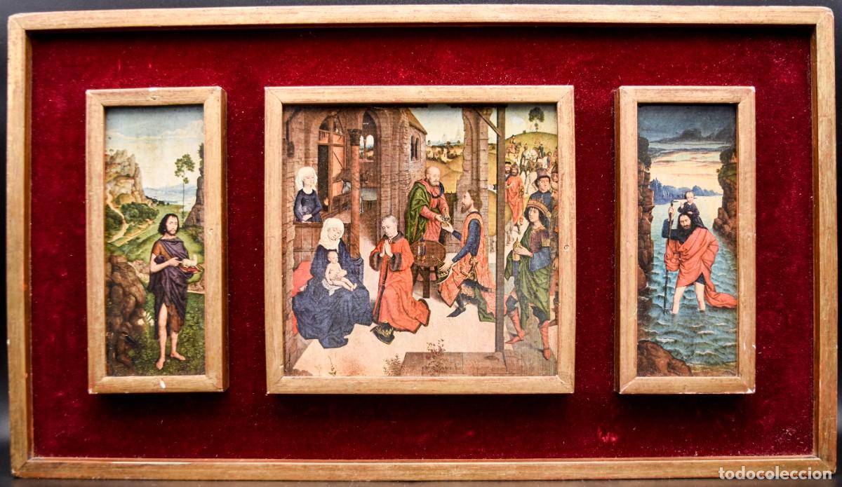 Arte: Tr&iacute;ptico con escenas religiosas - Foto 9