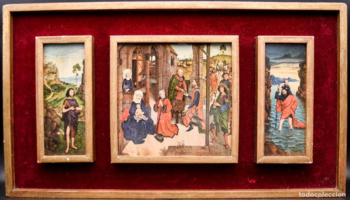 Arte: Tr&iacute;ptico con escenas religiosas - Foto 10