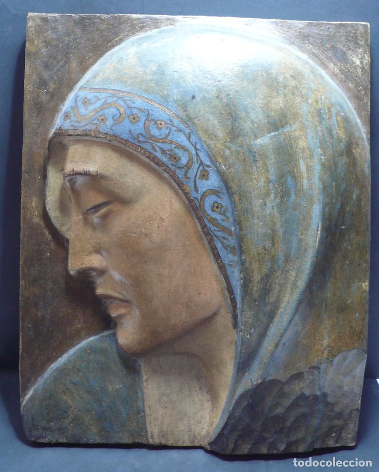 Arte: TALLA EN MADERA DE VIRGEN - Foto 1