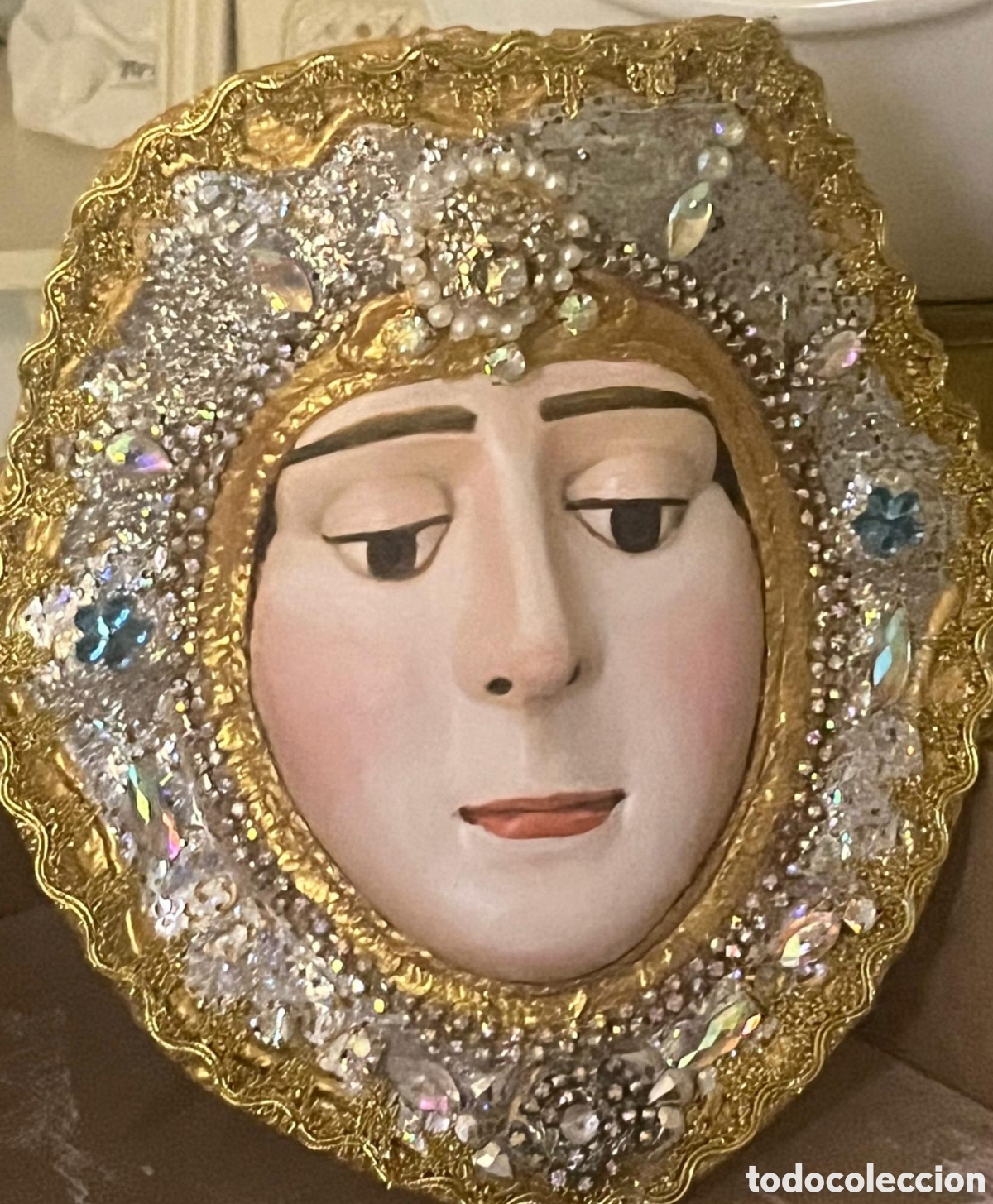 Arte: Rostrillos de la virgen del rocio - Foto 1
