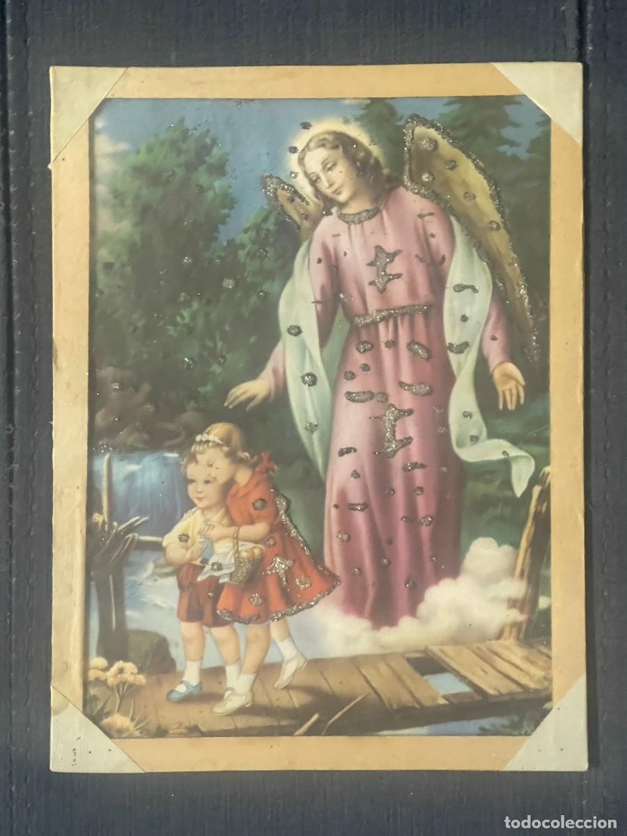 Arte: CUADRO DEL ANGEL DE LA GUARDIA - Foto 1