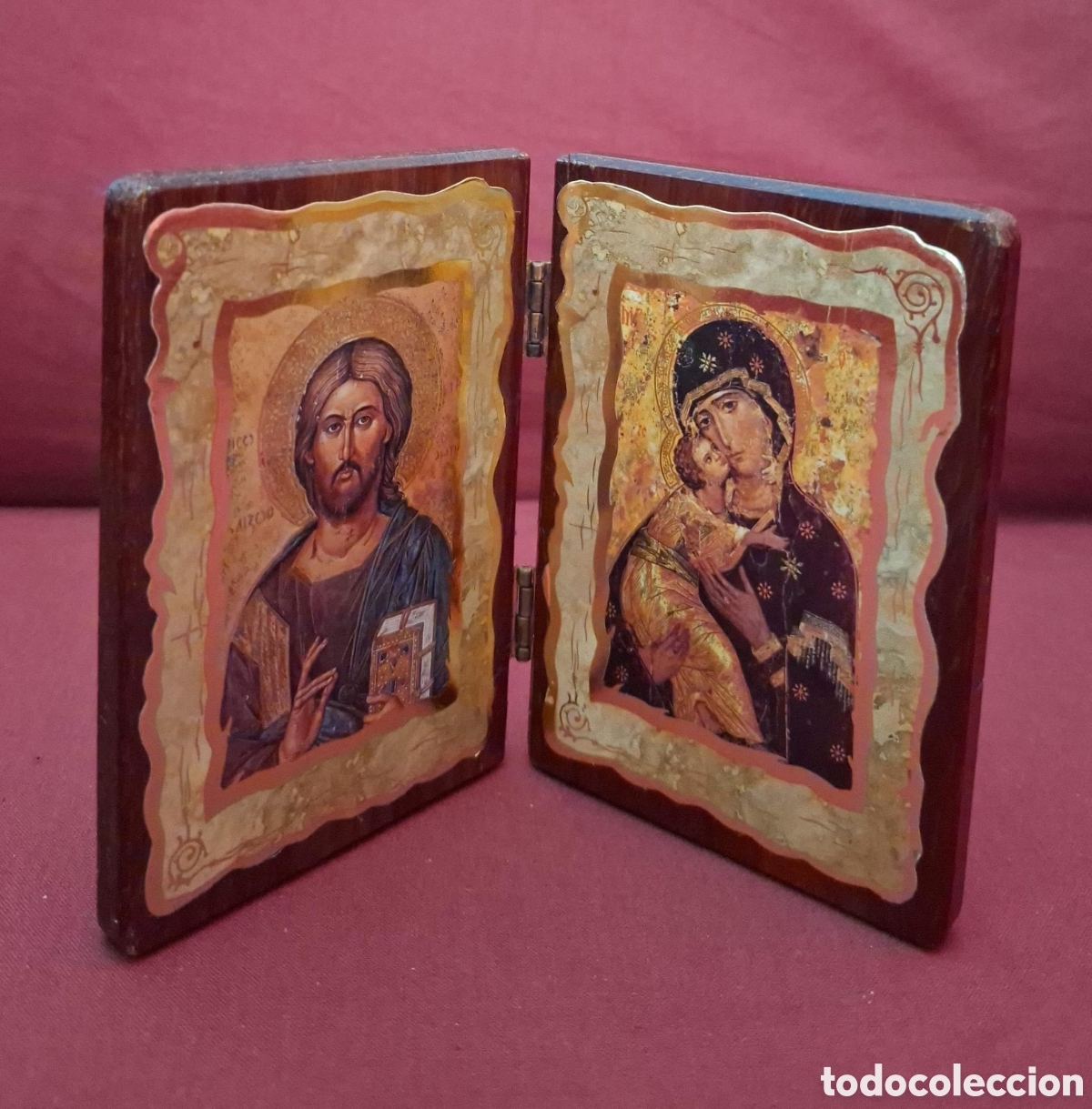 Arte: D&Iacute;PTICO PANTOCRATOR-VIRGEN P. SOCORRO - Foto 1