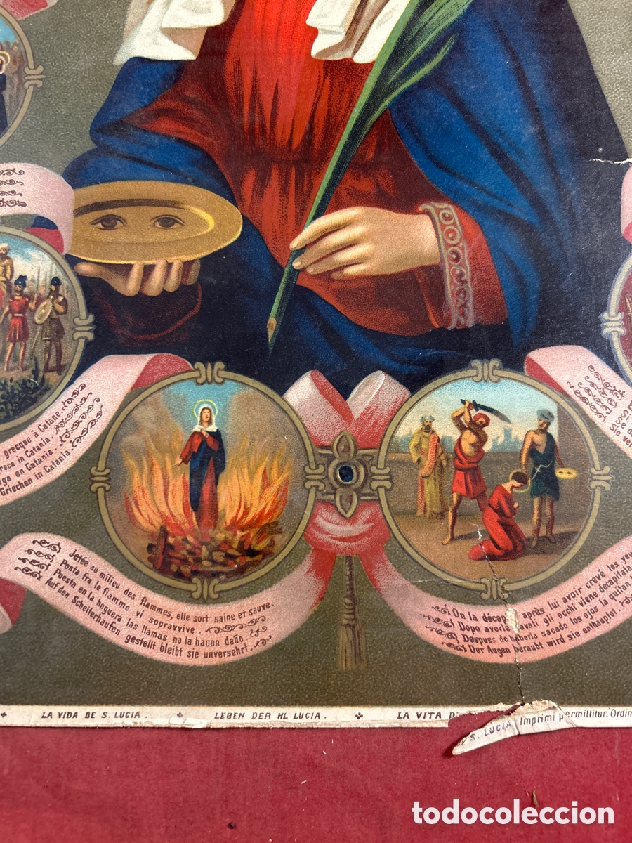 Arte: LA VIDA DE SANTA LUCIA - Foto 3