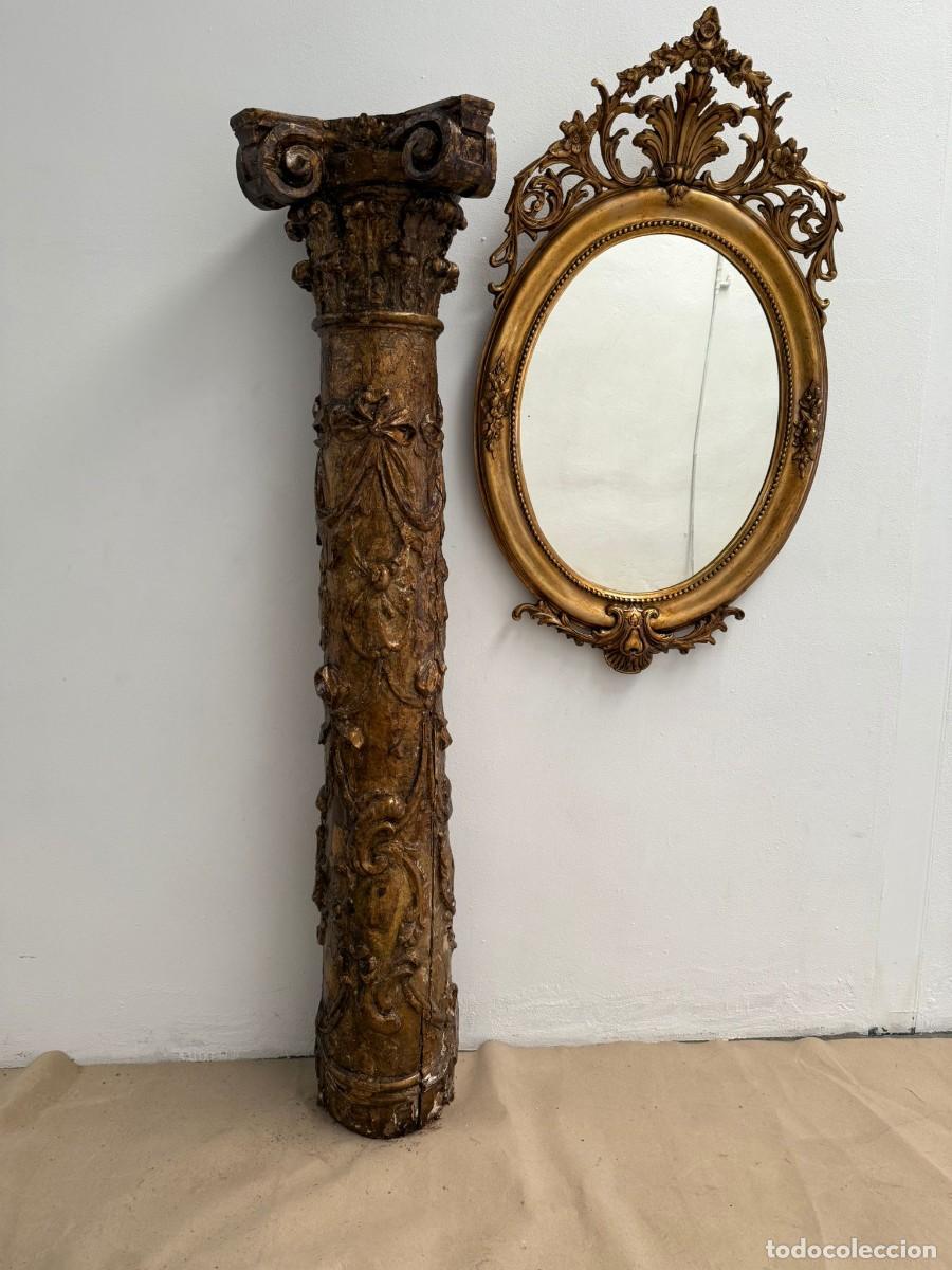 Arte: Gran columna de retablo. - Foto 1