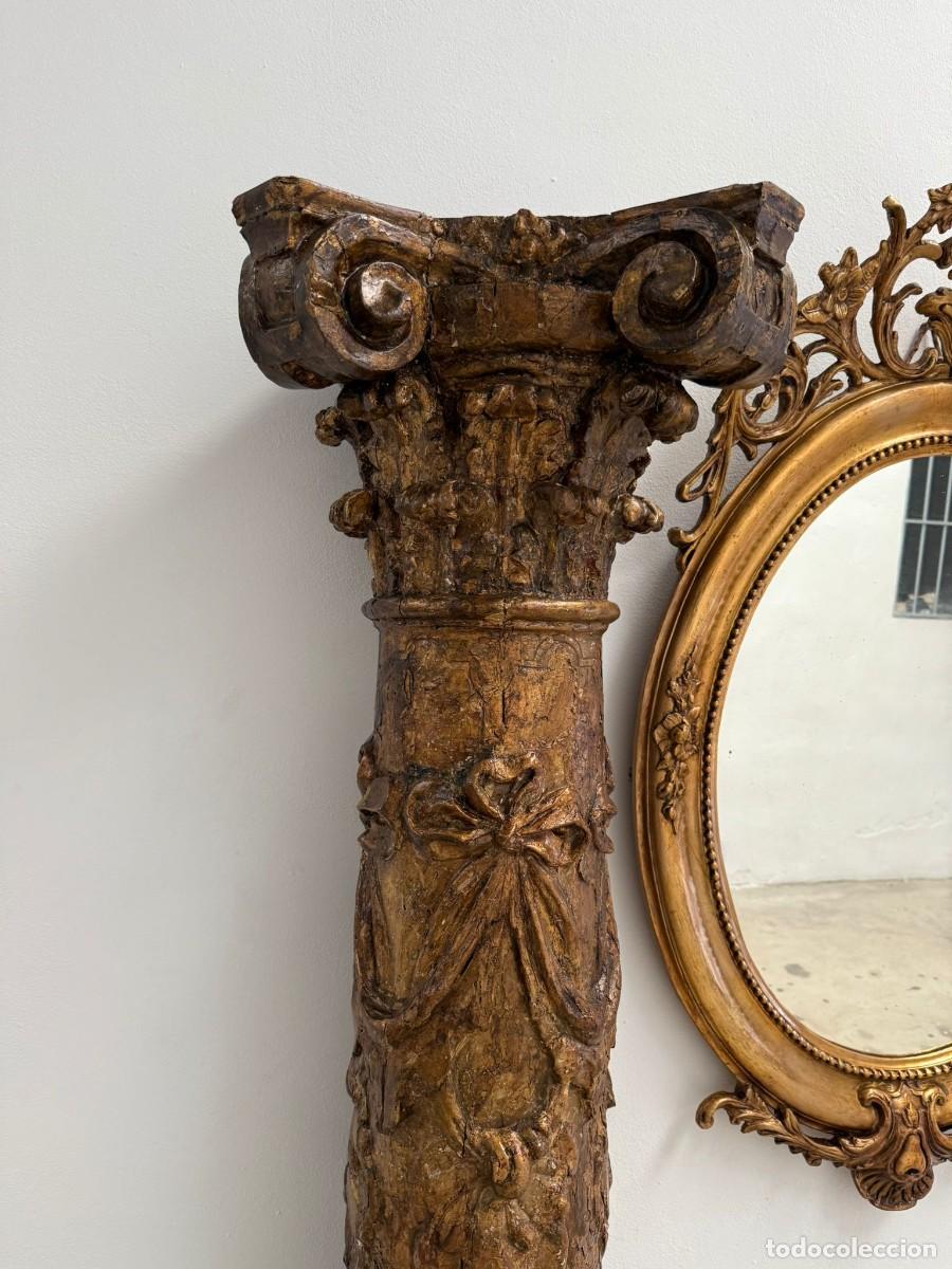 Arte: Gran columna de retablo. - Foto 2
