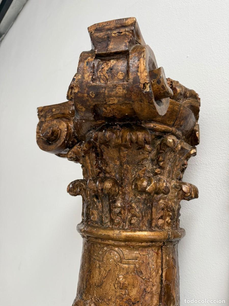 Arte: Gran columna de retablo. - Foto 3