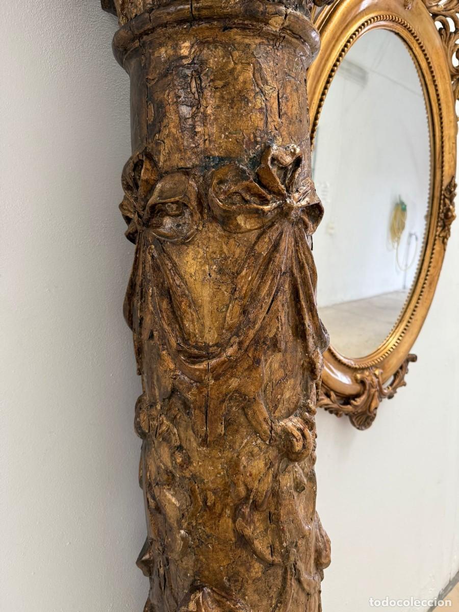 Arte: Gran columna de retablo. - Foto 6