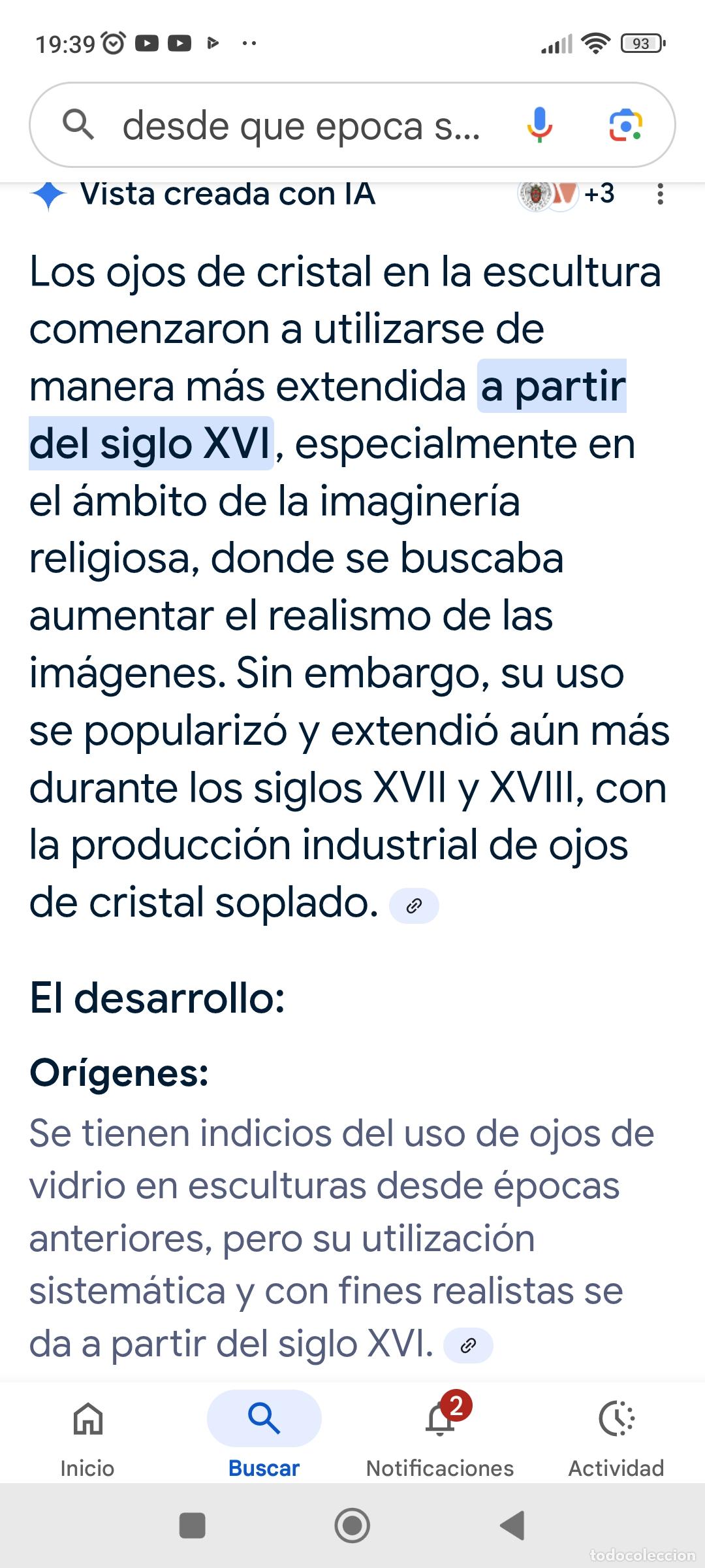 Arte: Busto de madera del Siglo XVII - Foto 30