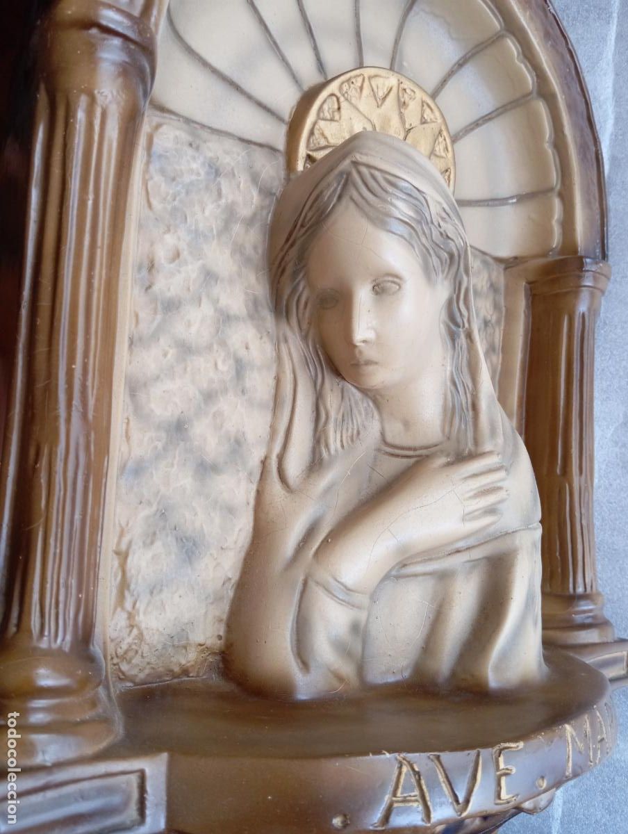 Arte: AVE MARIA. Relieve religioso. &iquest;Olot? - Foto 10