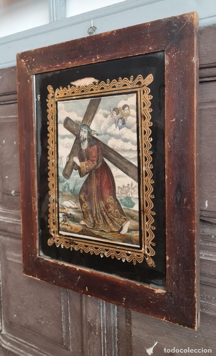 Arte: Grabado Litografico Nuestro Padre Jesus del Gran Poder - Foto 4