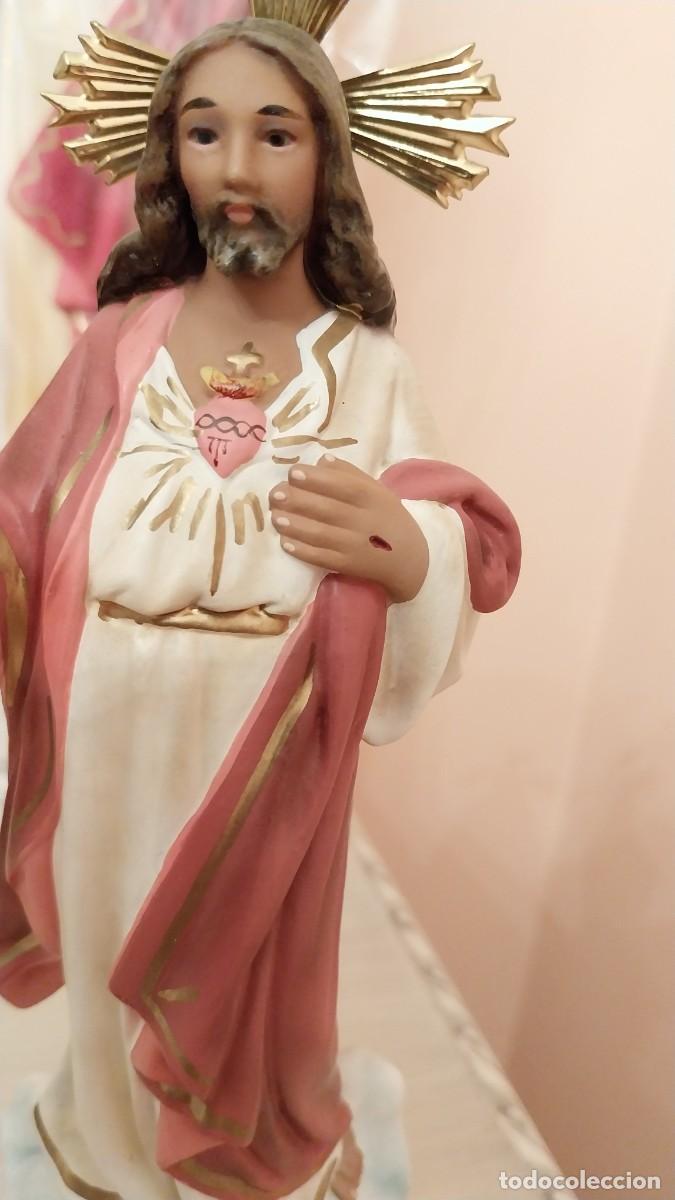 Arte: SAGRADO CORAZ&Oacute;N DE JES&Uacute;S (20CM) - Foto 2