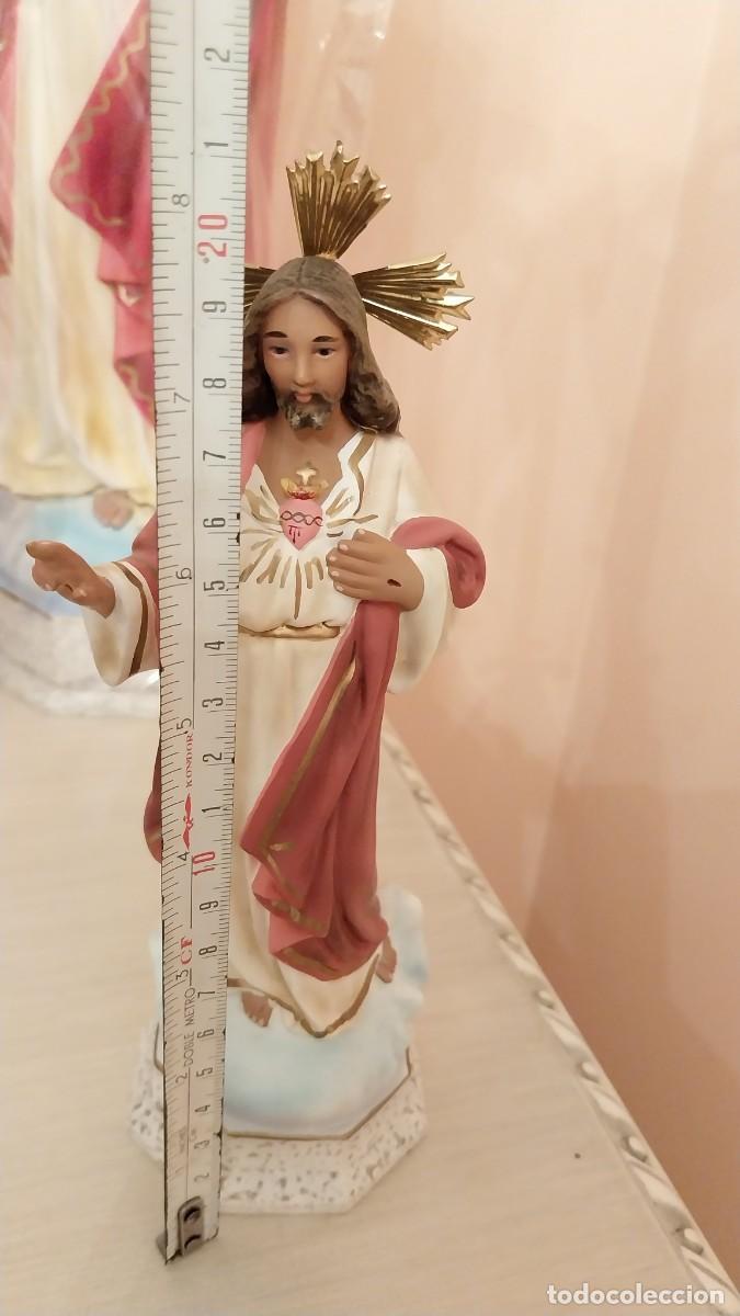 Arte: SAGRADO CORAZ&Oacute;N DE JES&Uacute;S (20CM) - Foto 3