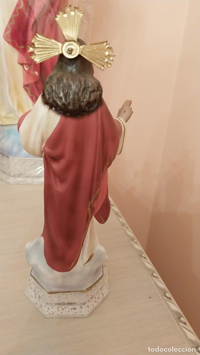 Arte: SAGRADO CORAZ&Oacute;N DE JES&Uacute;S (20CM) - Foto 4