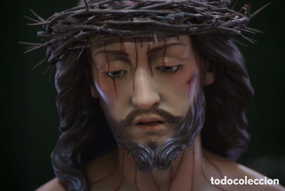 Arte: Cristo Sentencia 90 cm - Foto 5