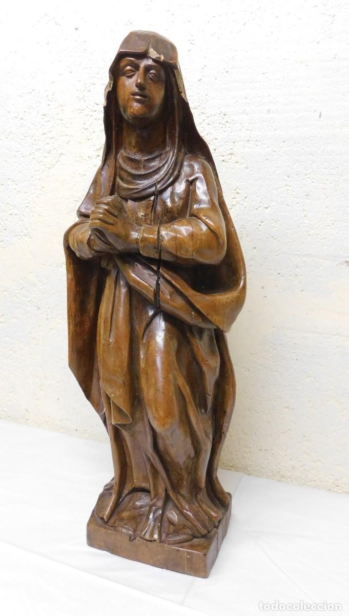 Arte: VIRGEN TALLA DE MADERA - Foto 1