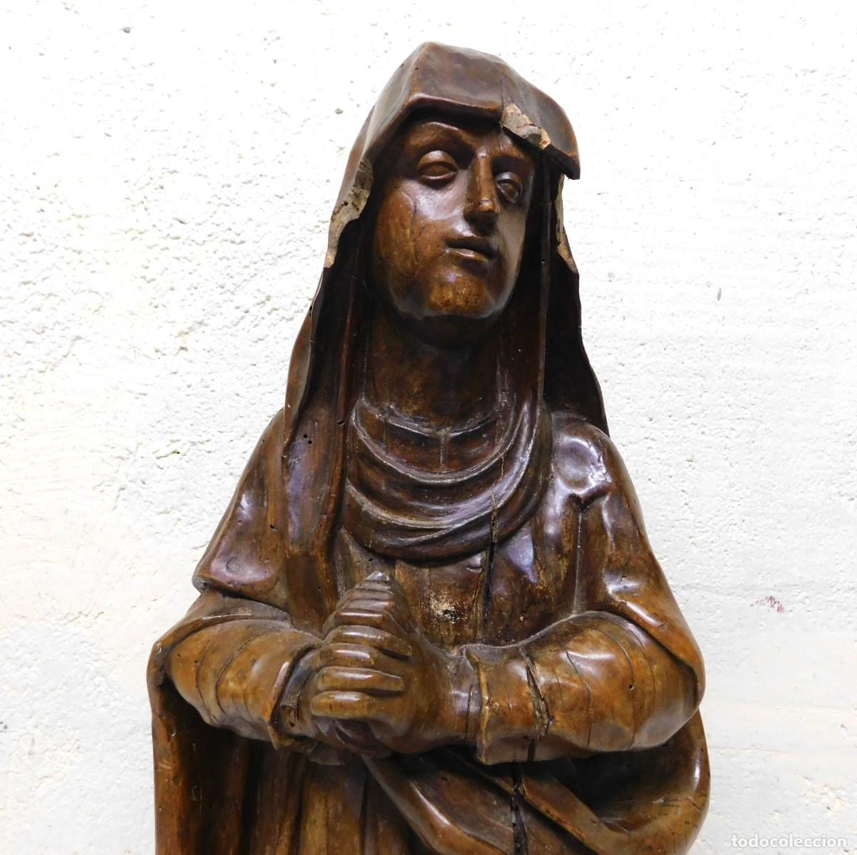 Arte: VIRGEN TALLA DE MADERA - Foto 3