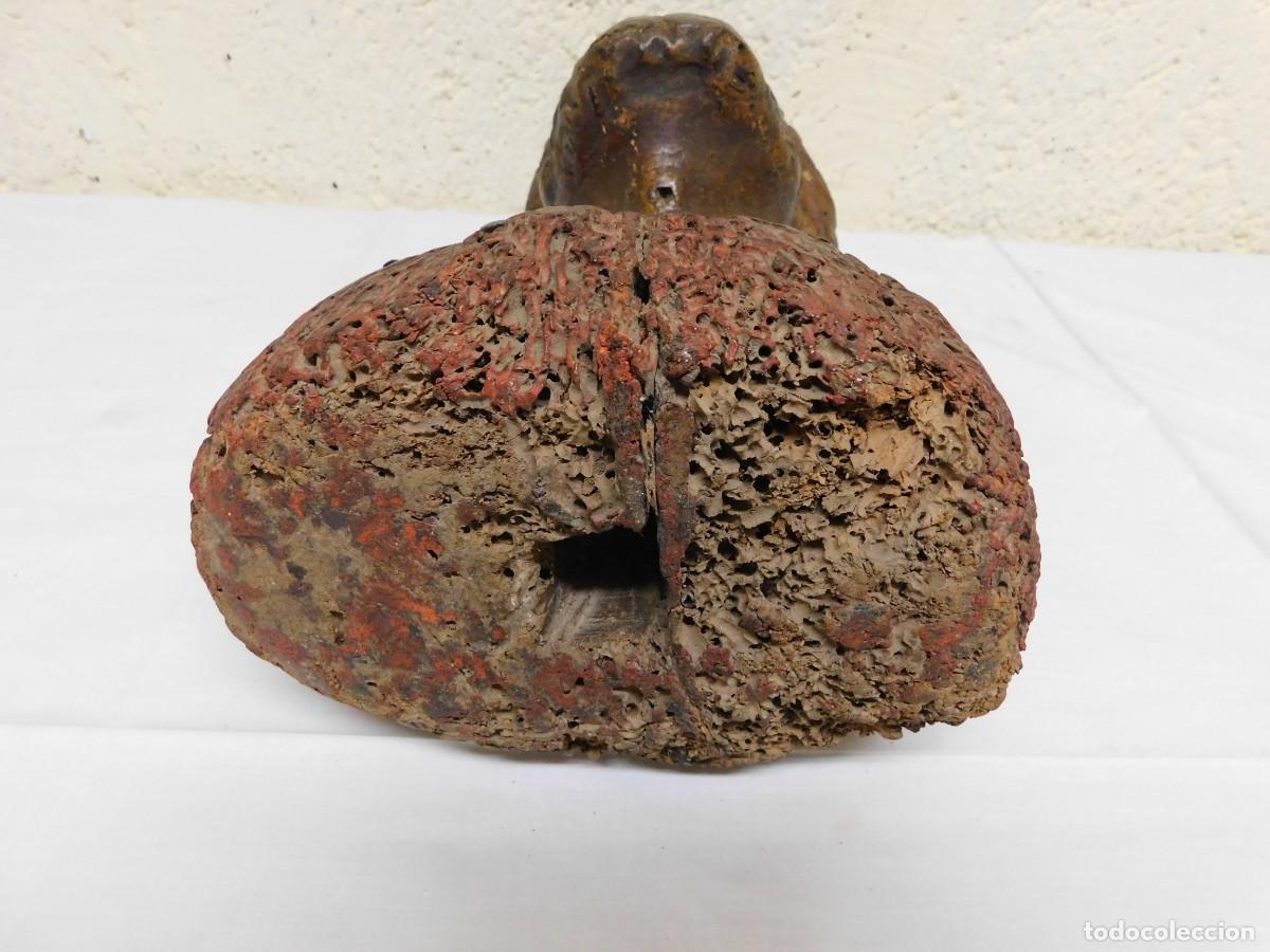Arte: ANTIGUO BUSTO CRISTO - TALLA DE MADERA - Foto 10