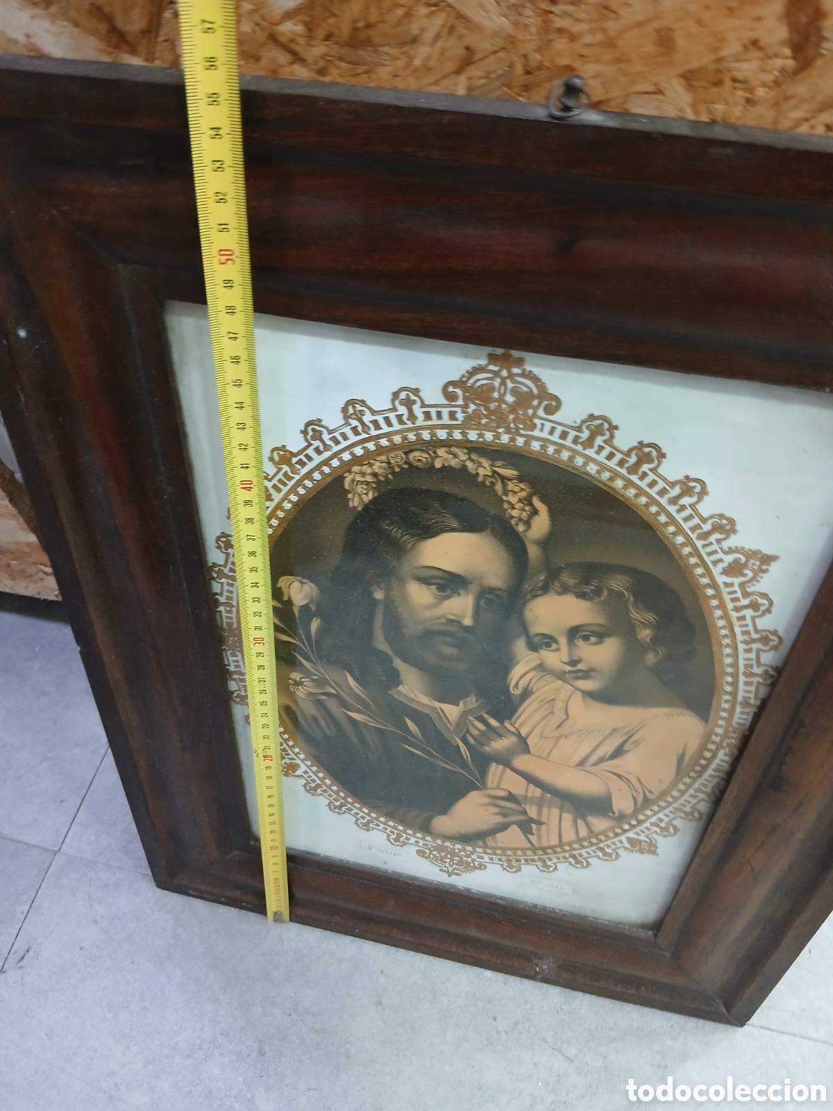 Arte: Grabado S. Jos&eacute; s. XIX. (L99) - Foto 4