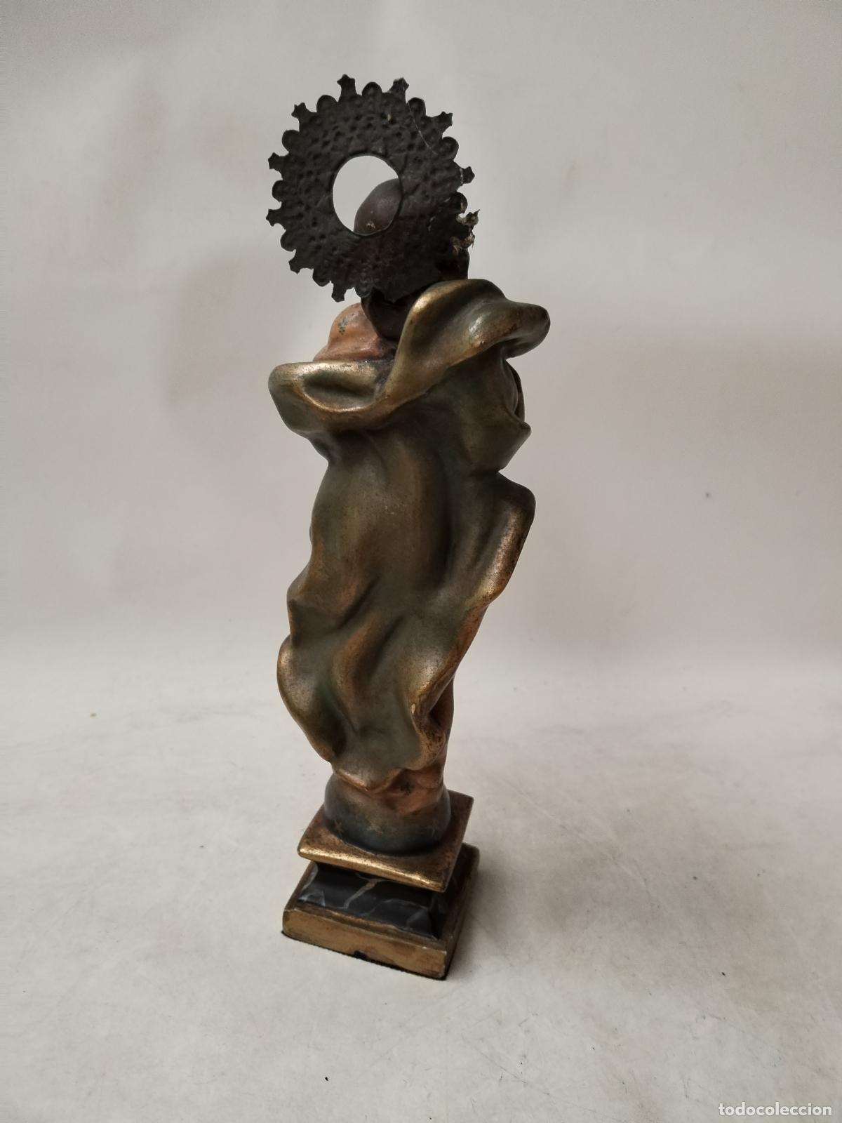Arte: VIRGEN INMACULADA PASTA MADERA - Foto 5
