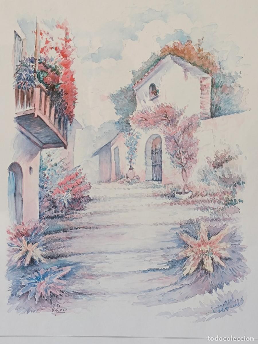 Arte: Cuadro antigo, marco madera y cristal - Foto 7