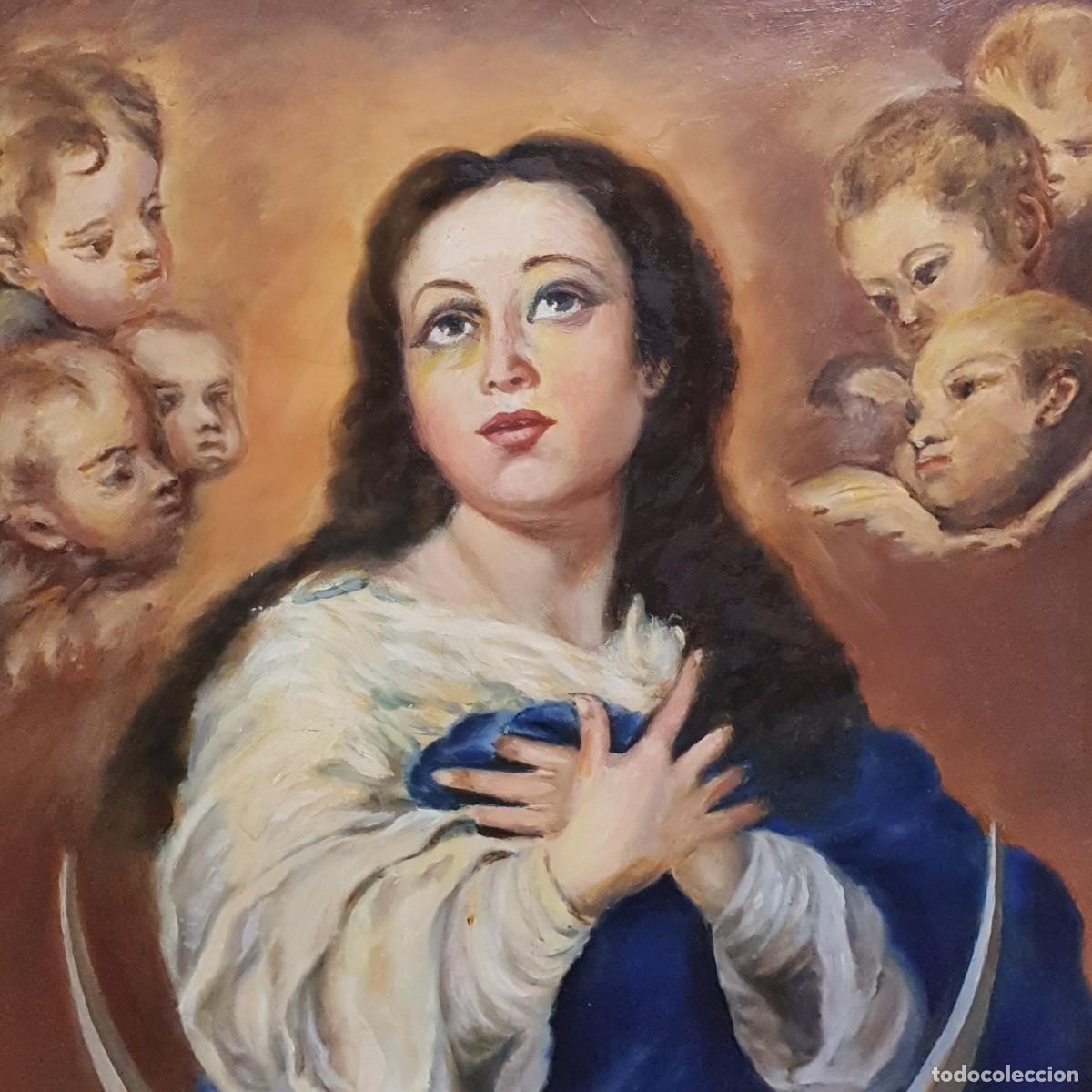 Arte: Oleo sobre lienzo Inmaculada Concepci&oacute;n - Foto 3