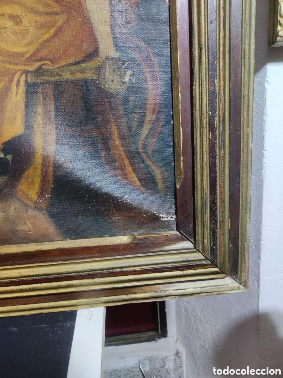 Arte: Cuadro pintado al &oacute;leo representando &uacute;ltima cena - Foto 5