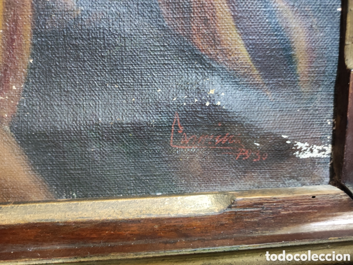 Arte: Cuadro pintado al &oacute;leo representando &uacute;ltima cena - Foto 7