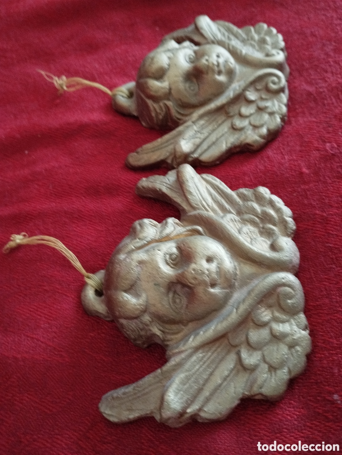 Arte: Pareja de Antiguos Querubines. - Foto 3
