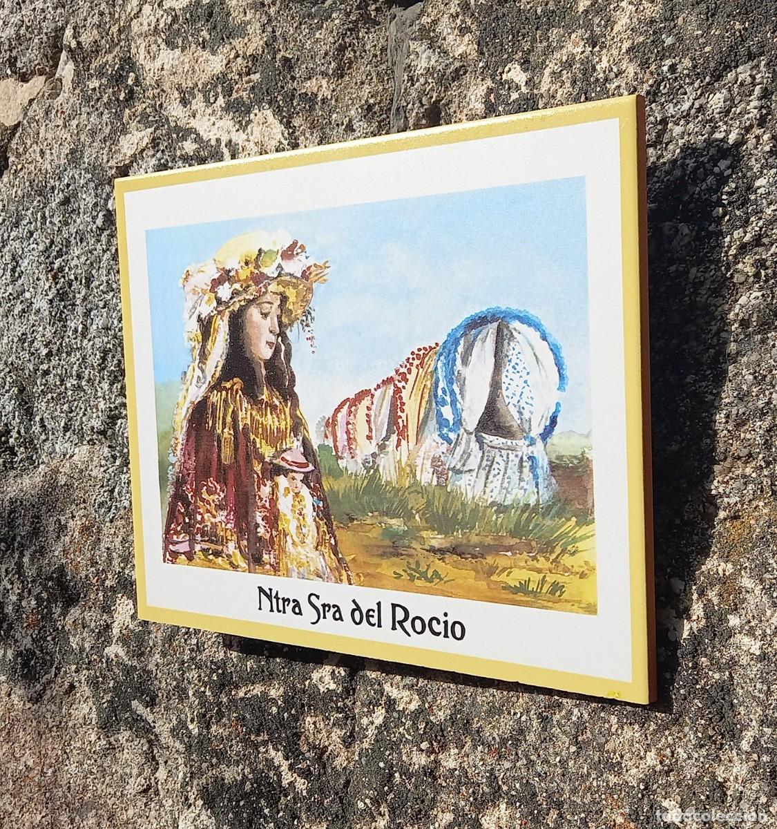 Arte: Azulejo Nuestra Se&ntilde;ora del Roc&iacute;o - Foto 4