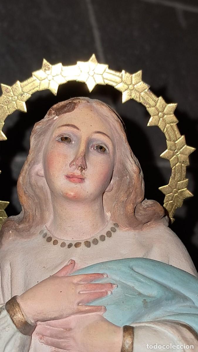 Arte: VIRGEN DE LA INMACULADA CONCEPCI&Oacute;N ARTE DE OLOT - Foto 9
