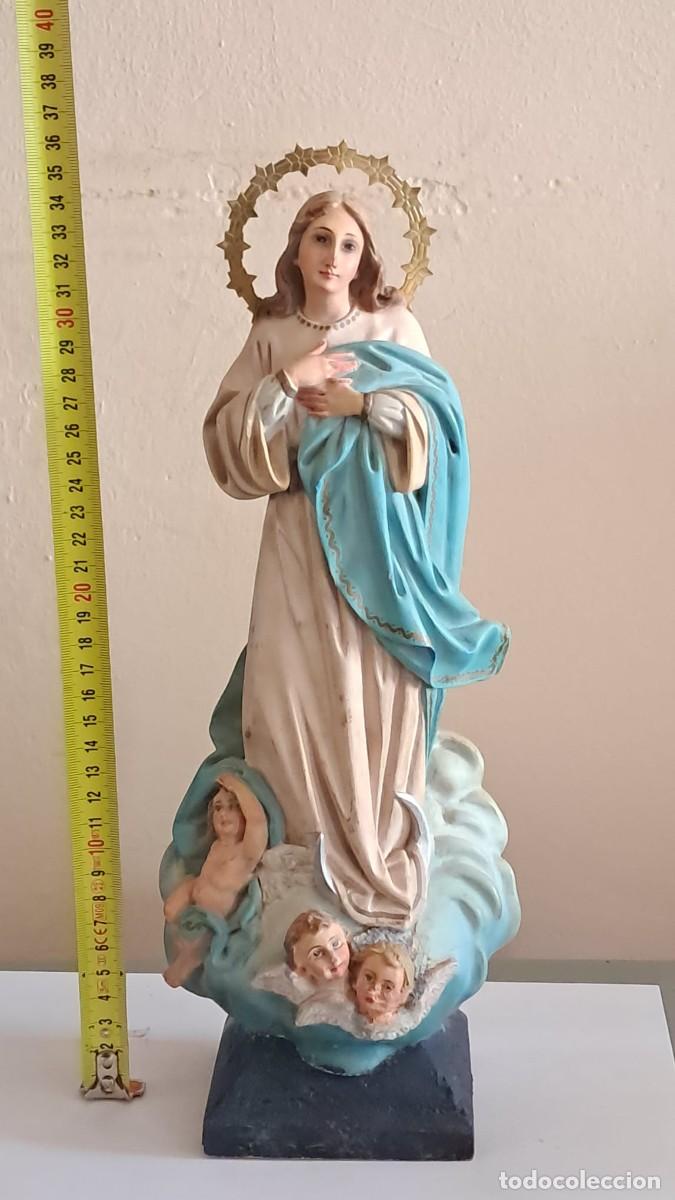 Arte: VIRGEN DE LA INMACULADA CONCEPCI&Oacute;N ARTE DE OLOT - Foto 1