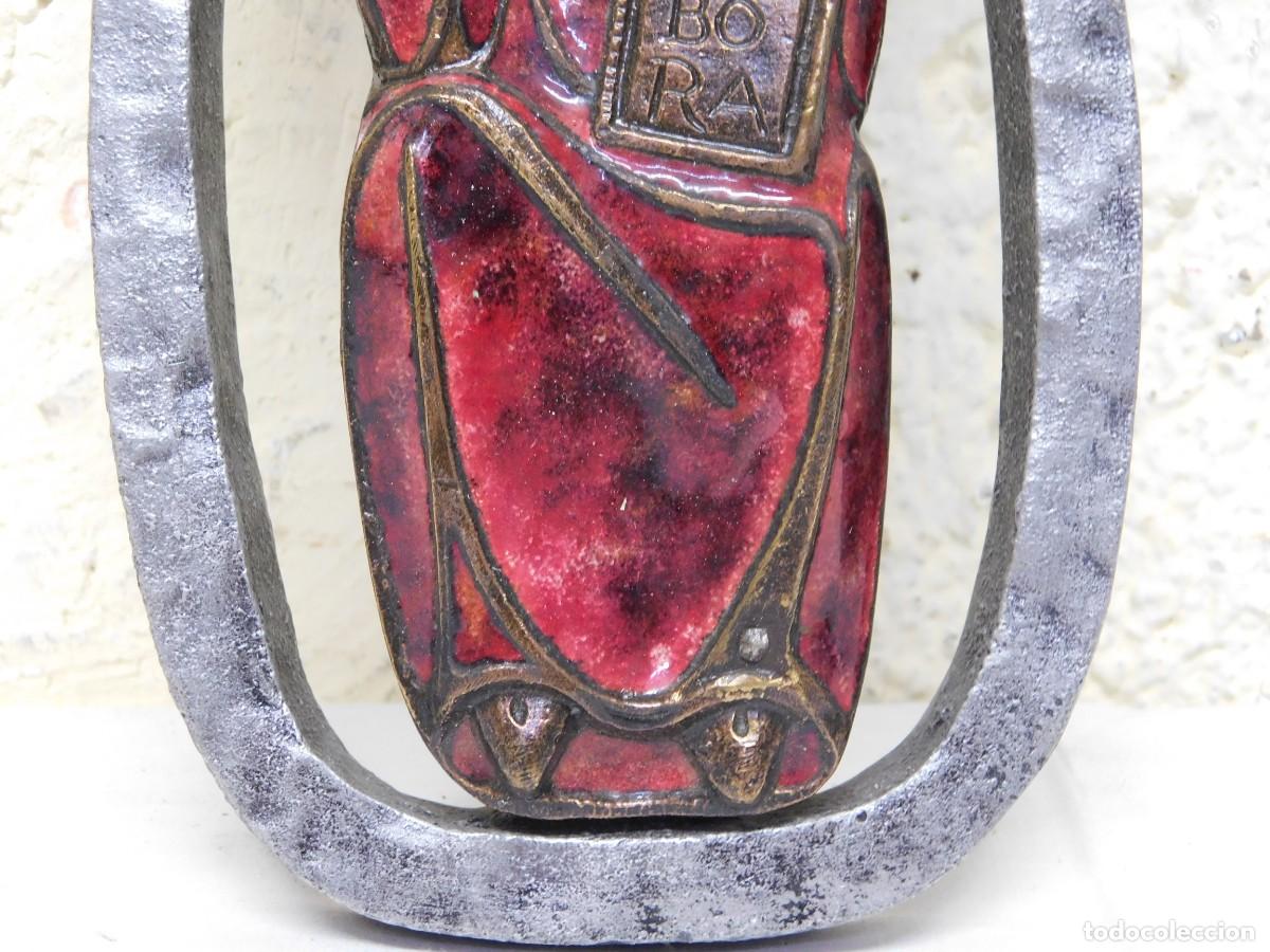 Arte: RELIEVE RELIGIOSO BRONCE Y ESMALTE - JOAN MAYN&Eacute; - Foto 6