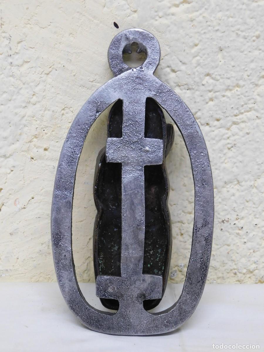 Arte: RELIEVE RELIGIOSO BRONCE Y ESMALTE - JOAN MAYN&Eacute; - Foto 8