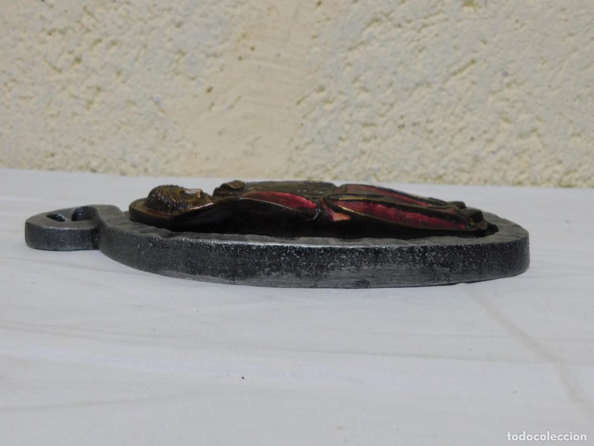Arte: RELIEVE RELIGIOSO BRONCE Y ESMALTE - JOAN MAYN&Eacute; - Foto 9