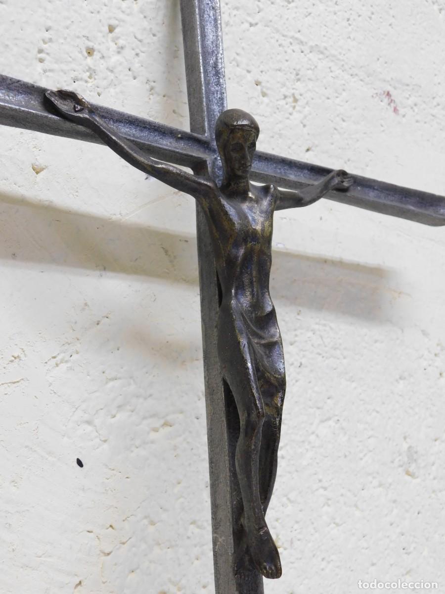 Arte: CRUCIFIJO DE BRONCE - JOAN MAYN&Eacute; - Foto 6