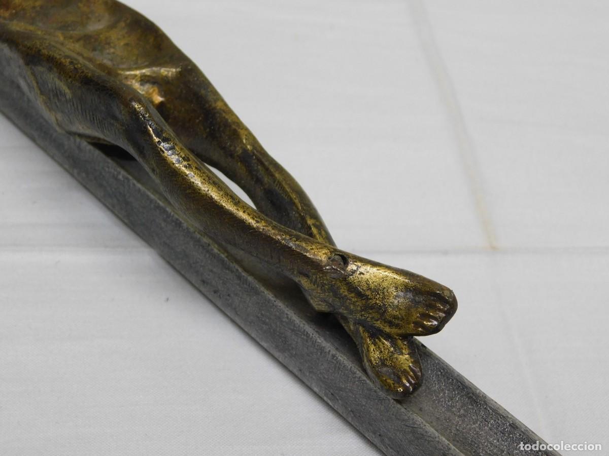 Arte: CRUCIFIJO DE BRONCE - JOAN MAYN&Eacute; - Foto 7
