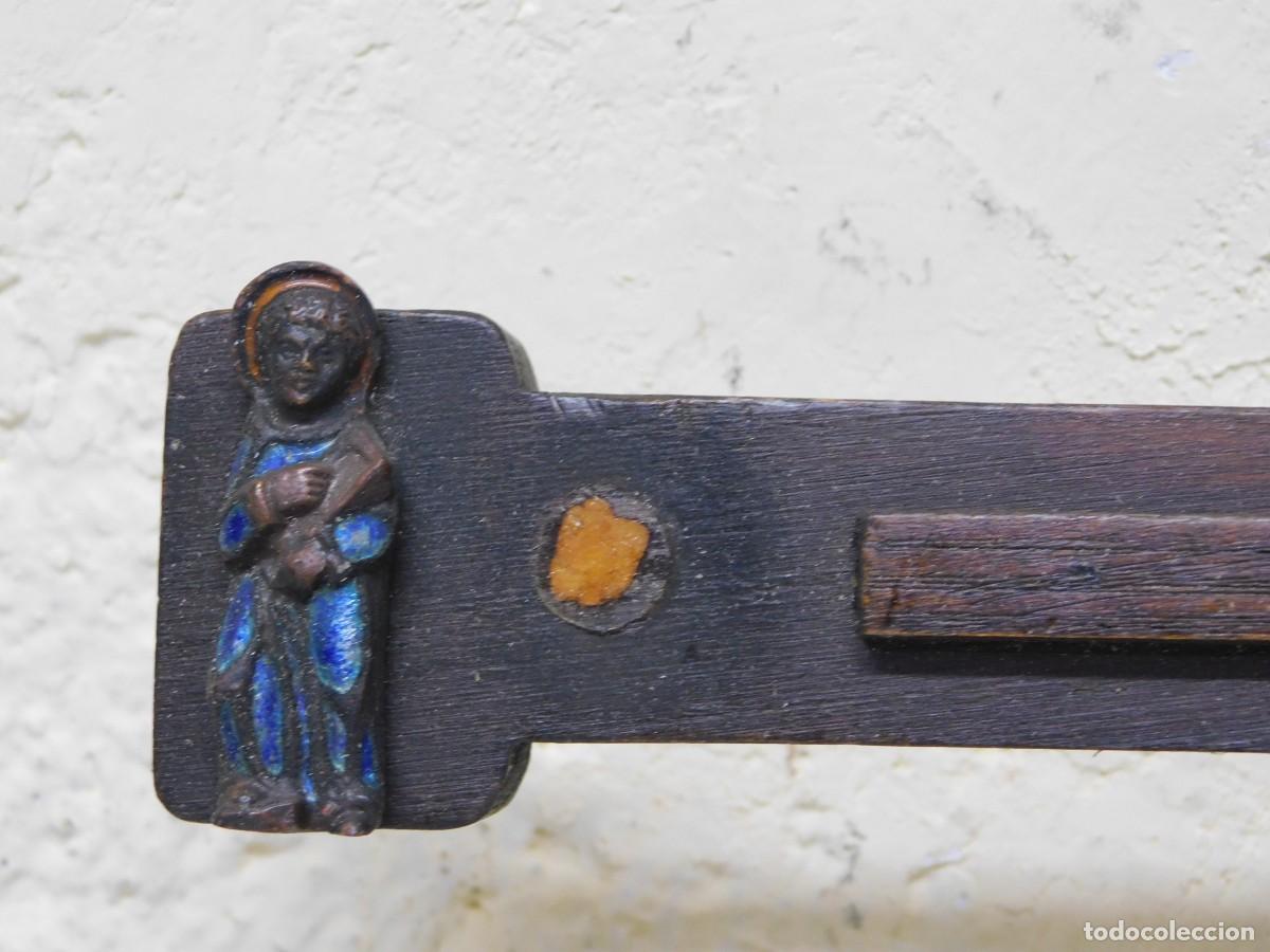 Arte: CRUCIFIJO DE BRONCE - JOAN MAYN&Eacute; - Foto 5