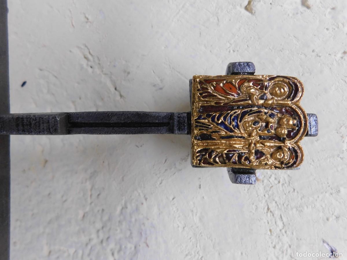 Arte: CRUCIFIJO DE BRONCE - JOAN MAYN&Eacute; - Foto 5